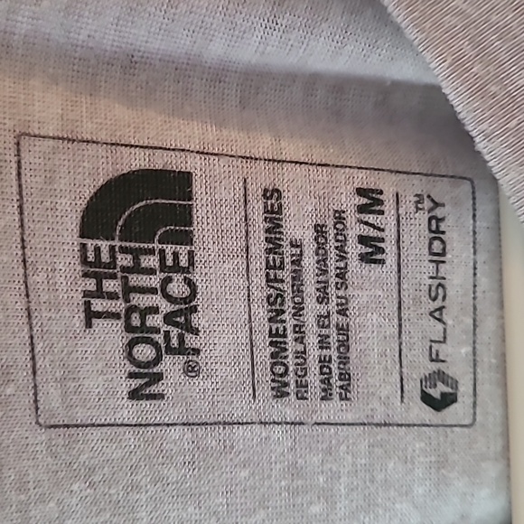 The North Face short sleeve flashdry tee, medium, gray - Picture 2 of 4